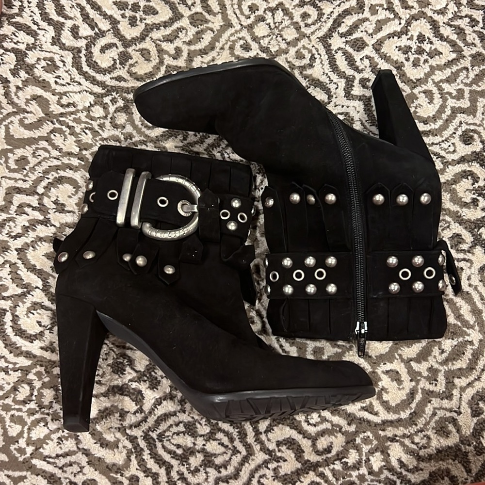 Stuart Weitzman Suede Ankle Boots